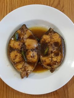 Hình của món Cá bớp kho.