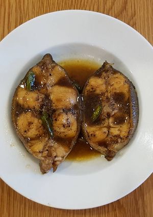 Hình của món Cá bớp kho.