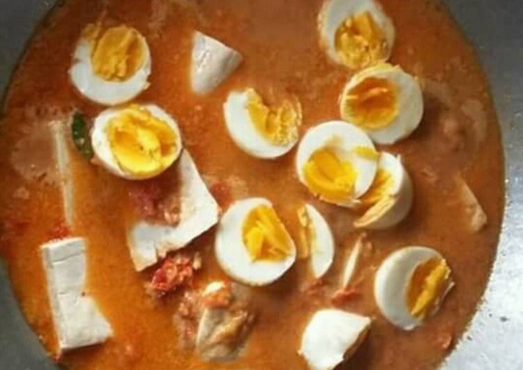 Bagaimana Membuat Balado Bumbu bali telur/tahu super pedas, Lezat Sekali