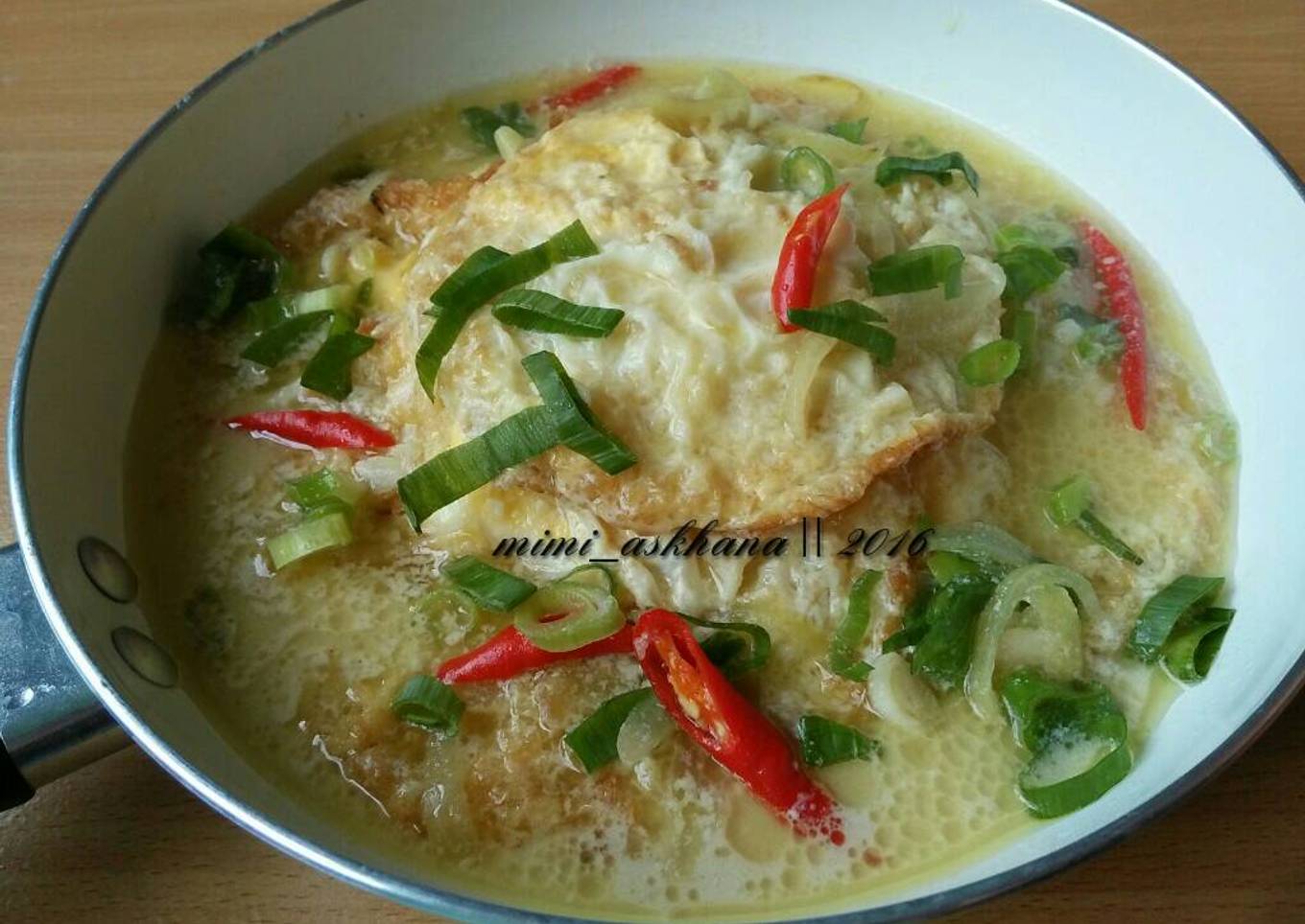 Santan ceplok telor