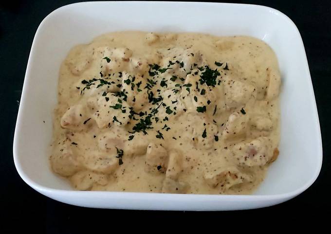 My Creamy Pork Tenderloin And Mushroom in Mustard Sauce 😋