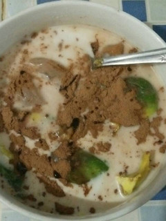 Foto resep Es Alpukat Keruk Milo