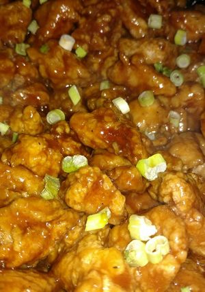 Una foto de Pollo agridulce