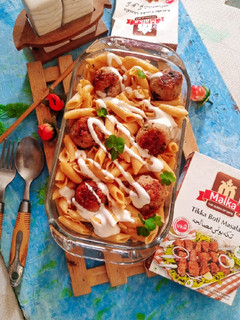 A picture of Meat Ball Macaroni.