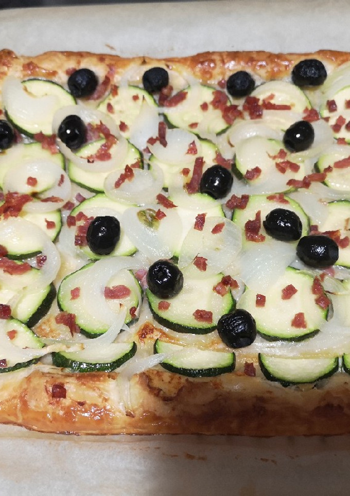 Una foto de Hojaldre de verduras