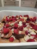 French Toast with Figs, Raspberries, and Almonds