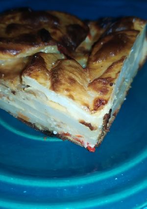 Una foto de Tortilla de papa (al horno ❤️)