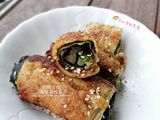 甜甜鹹鹹又爽脆的照燒豆皮海苔黃瓜卷！