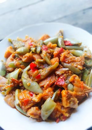 Foto resep Oseng pedas mandai terong
