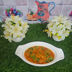A picture of Rajasthani Gatte ki sabji.