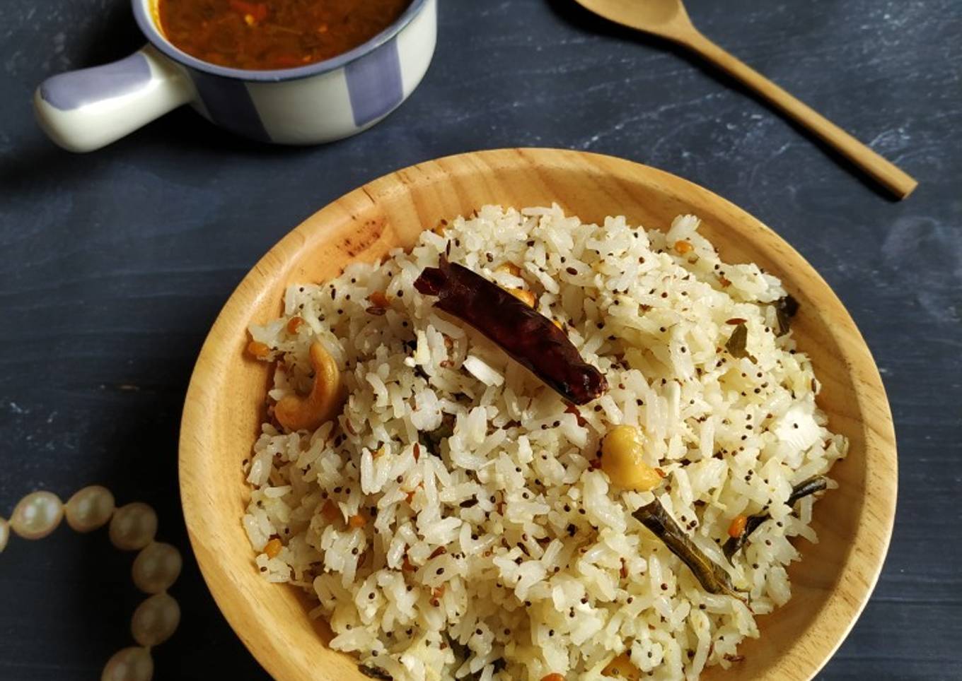 Thengai sadam/coconut rice