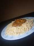 Spagetti with cabbage sauce