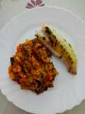 Gallineta con pisto