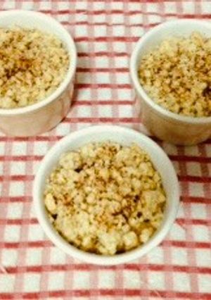 Una foto de Crumble de Manzana