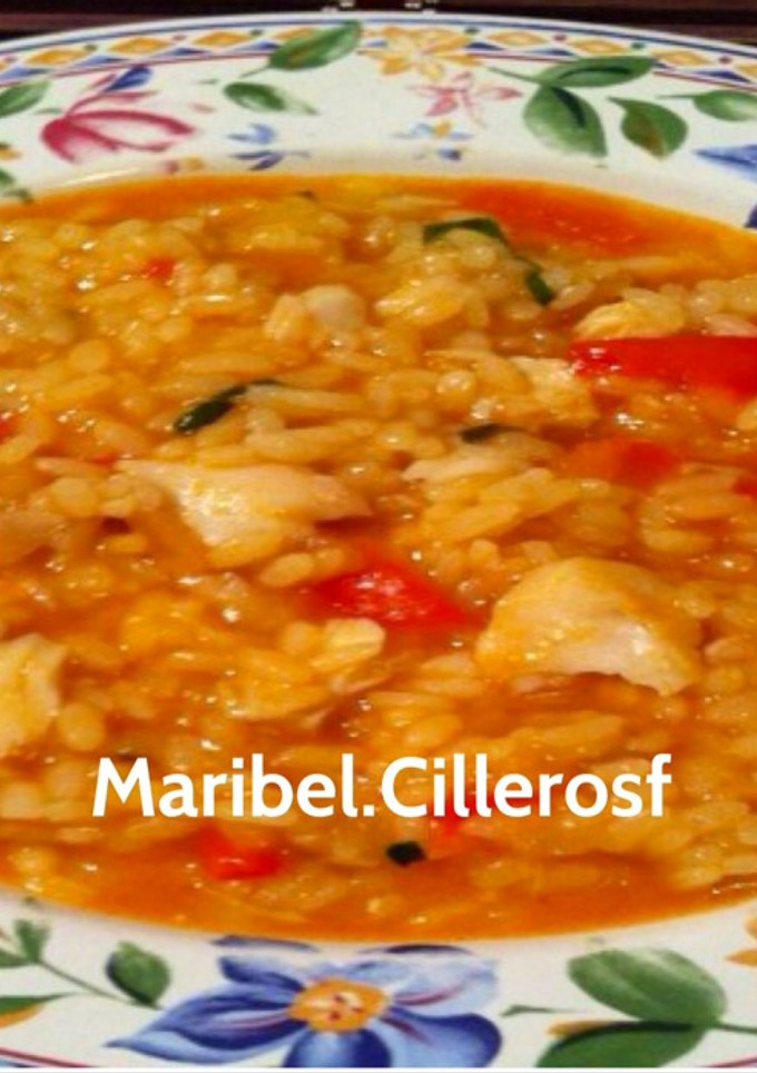 Una foto de Arroz caldoso de pescado