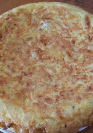 Una foto de Tortilla light de papas