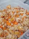 ข้าวผัดแอปเปิ้ล🍎แครอท (เครื่องเหลือจากทำสลัดมันฝรั่ง)