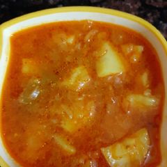 A picture of Jeera aloo.