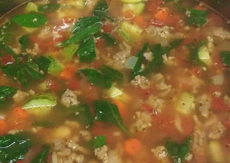 Italian Orzo Soup