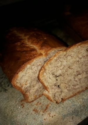 Una foto de Budín de banana