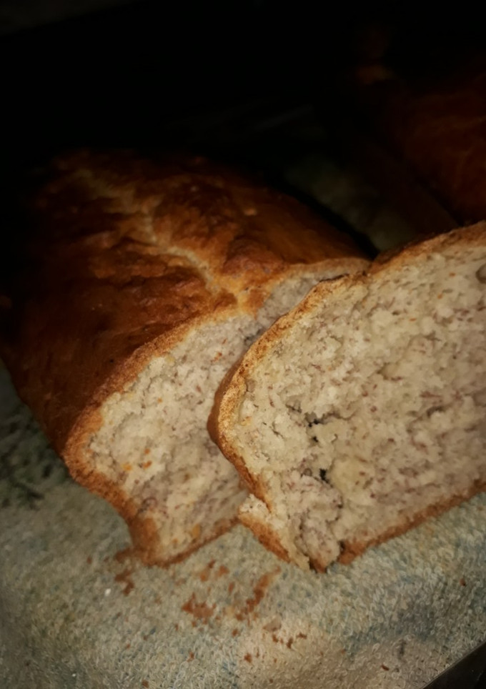 Una foto de Budín de banana