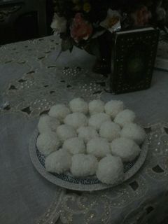 صورة لوصفة كرات جوز الهند