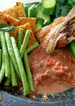 Foto resep Sambal mentah ala pelangi