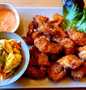 Cara Mudah Menyiapkan Resep 28. Ayam Karaage saus mayonnaise pedas dan Japanese Potato Salad yang Enak Banget Anti Ribet, Lezat