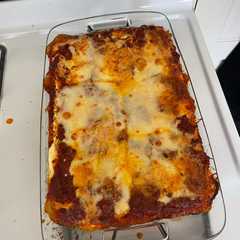 A picture of Lasagna.