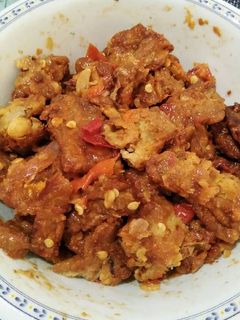 Foto resep Tempe penyet sambel kacang