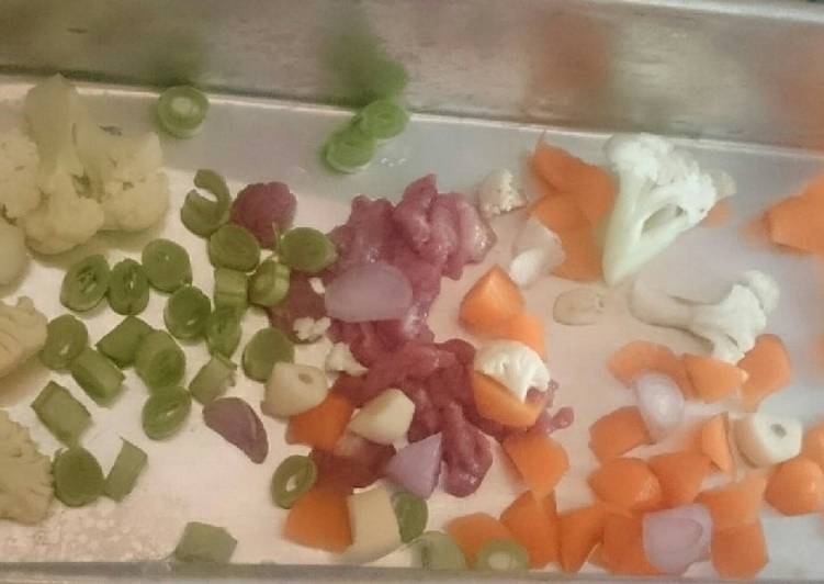 Daging sapi kukus untuk Mpasi 8 bulan