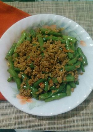 Foto resep Buncis Tumis Daging Cincang
