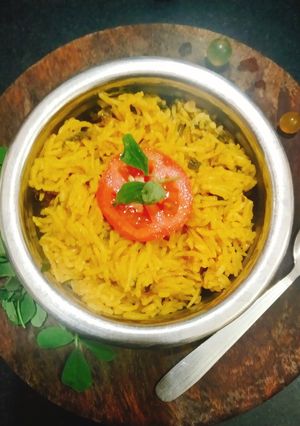 A picture of Methi ka pulao.