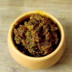A picture of Marvadi Turmeric pickle.