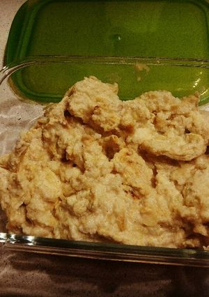 Una foto de Pechuga de pollo al curry con salsa de almendras