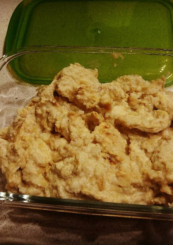Una foto de Pechuga de pollo al curry con salsa de almendras