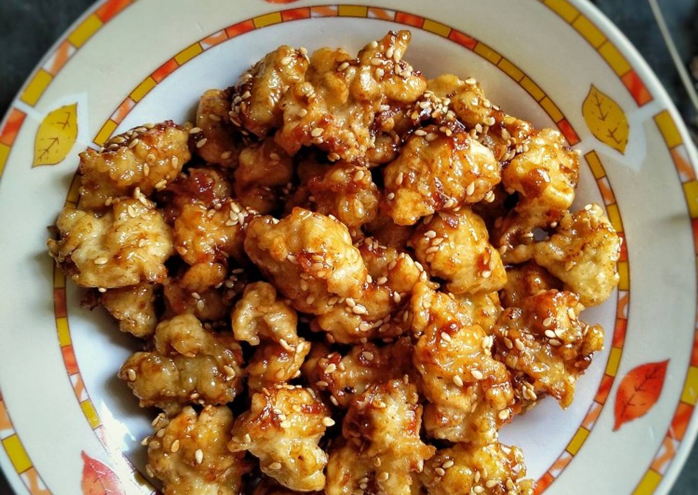 Korean honey chicken
