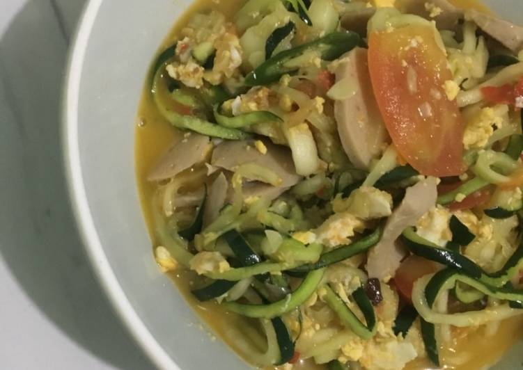 Resep Zucchini Mie Tektek yang Bikin Ngiler