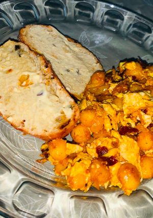 A picture of Egg fried ghnocchi.