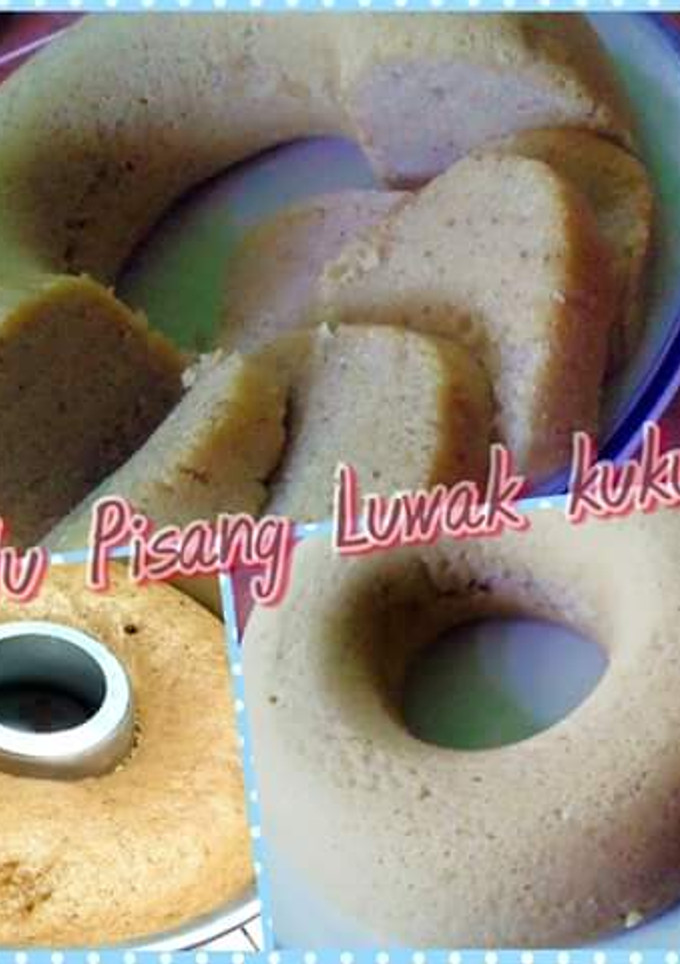 Foto resep Bolu Pisang Luwak Kukus