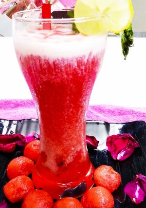 A picture of Watermelon Island Mojito.