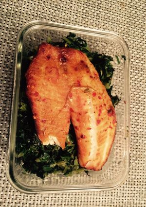 A picture of (Healthy) Grilled Salmon.