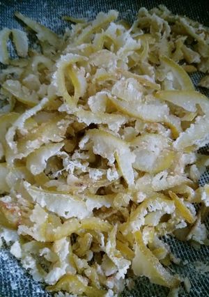 Hình của món Mứt vỏ bưởi dẻo.
