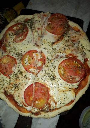 Una foto de Pizza casera