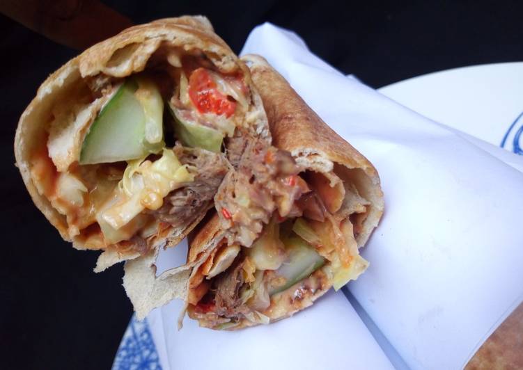 Beef shawarma