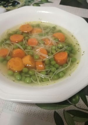 Borsóleves recept fotója