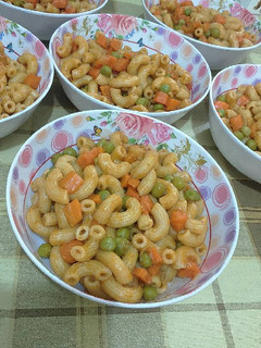 صورة لوصفة معكرونة بالخضار