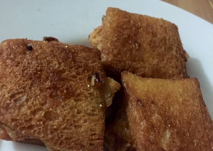 Resep: Menbosha simple (roti goreng korea) Istimewa
