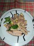 Canned Artichokes with Ham and Mackerel