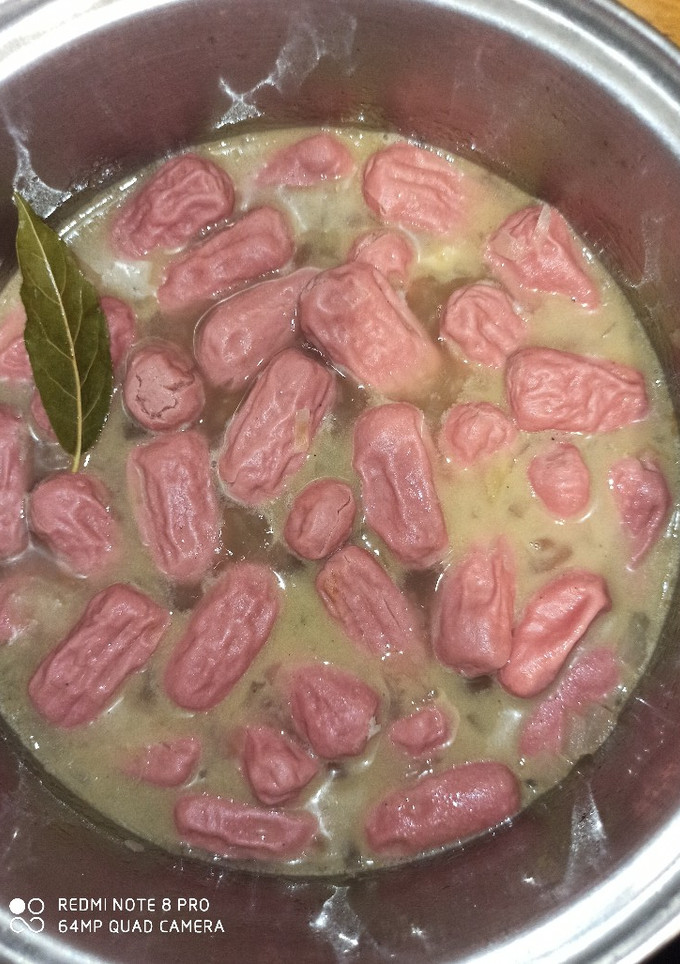 Una foto de Salchichas al vino